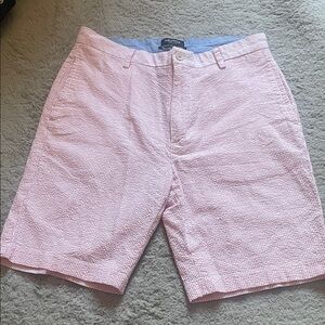 Nautica 32 Light Pink Seersucker Men's Shorts